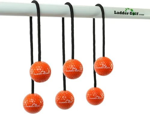 Vista 3 de Ladder Golf Official Hard Bolas, 3PK Rojo