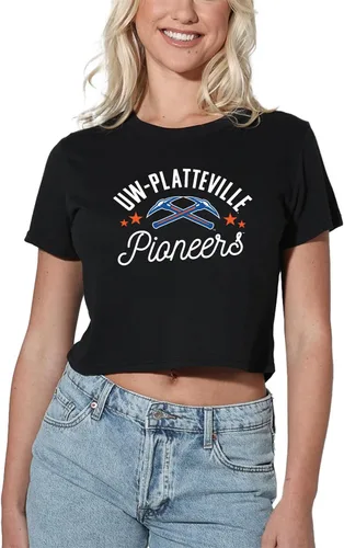 Vista 86 de Colección oficial de camisetas con diseño de mascota desgastada para mujer, color negro Grizzlies del estado de Adams
