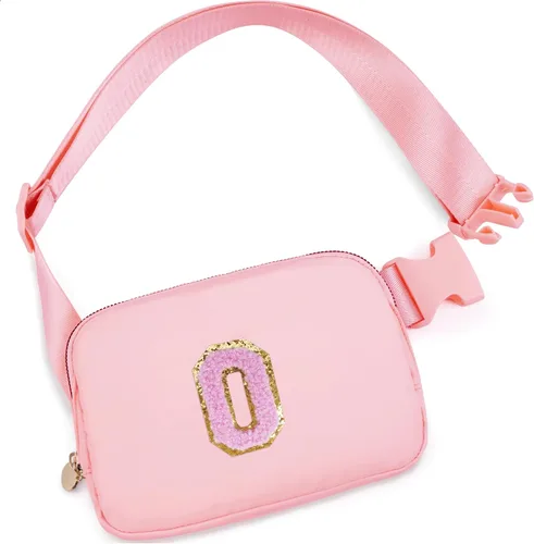 Vista 39 de Bolsa de cinturón para niñas y mujeres, bolsas cruzadas, riñonera, riñonera personalizada, Negro, Small