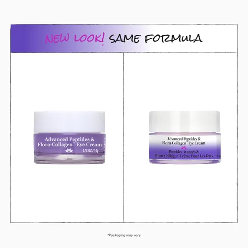 Vista 4 de DERMA-E Advanced Peptides and Vegan Flora-Colágeno Crema para Ojos – Hidratante Antienvejecimiento Suaviza la apariencia de patas de gallo, líneas