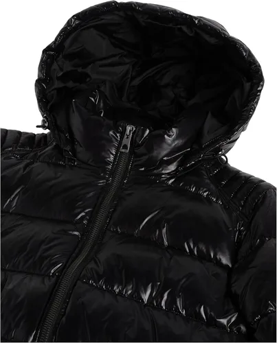 Vista 3 de GUESS Chaqueta acolchada de peso medio con capucha extraíble para hombre