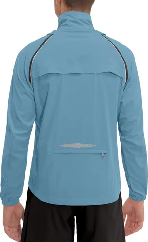 Vista 17 de Little Donkey Andy - Chaqueta de ciclismo extraíble para hombre Capucha desmontable-naranja