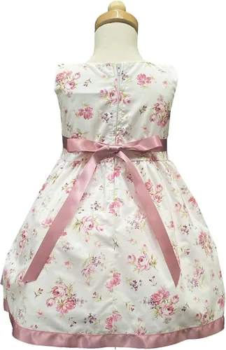 Vista 5 de Lito - Vestido de Pascua para niñas con estampado floral de algodón