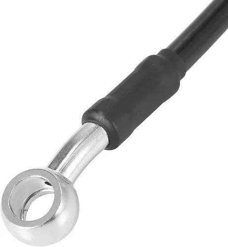 Vista 6 de Motoforti Universal 40 cm 15.75" Manguera de Aceite para Freno y Embrague de Motocicleta, Tubo de Línea Hidráulica Reforzada, Acero Inoxidable Negro