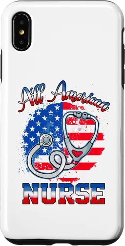 Vista 7 de Funda para iPhone 15 4 de julio con bandera de EE. UU