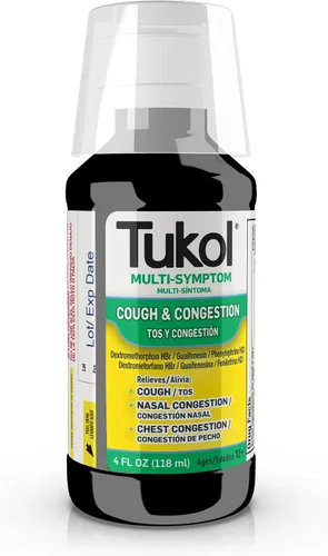 Vista 2 de TUKOL - Paquete de 2 jarabe frío MULTISYMPTOM