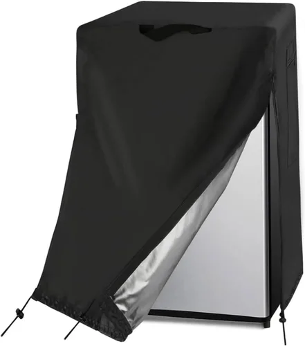 Vista 21 de Cubierta para refrigerador Guisong, impermeable y a prueba de polvo, protectora para congeladores verticales, adecuada para la mayoría de mini