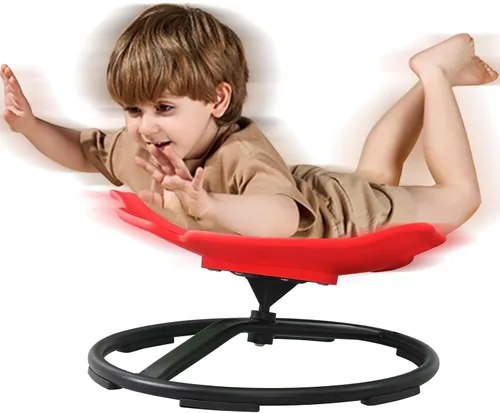 Vista 21 de Silla giratoria sensorial para niños autistas, juguete para sentarse y girar a partir de 3 años