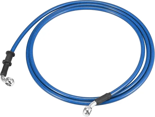 Vista 13 de Motoforti Universal 40 cm 15.75" Manguera de Aceite para Freno y Embrague de Motocicleta, Tubo de Línea Hidráulica Reforzada, Acero Inoxidable Negro