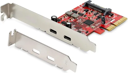 Vista 7 de StarTech Tarjeta PCIe USB de 2 puertos con 10Gbps/puerto - USB 3.2 Gen 2 Tipo-A PCI Express 3.0 x4 Tarjeta de expansión del controlador de host