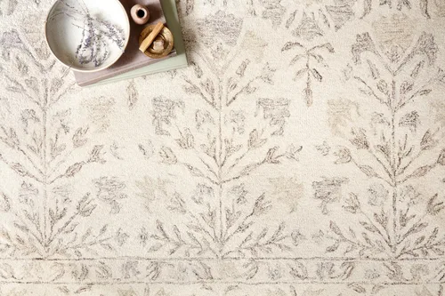 Vista 2 de Loloi Norabel - Alfombra de pasillo color marfil/neutro de 2'-6" x 7'-6" Marfil/Neutral