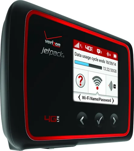 Vista 2 de Verizon MiFi 6620L Jetpack - punto de acceso móvil 4G LTE (Verizon inalámbrico).