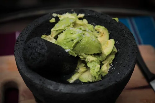 Vista 6 de TLP Molcajete. Auténtico mortero y pilón mexicano, hecho a mano, de 8.5