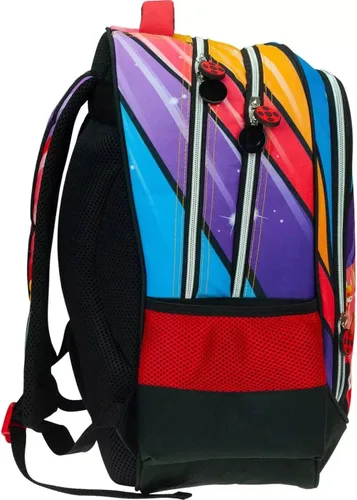 Vista 3 de Miraculous Ladybug Mochila Xtra grande de 18 pulgadas mochila casual multiusos Multicolor XL Casual