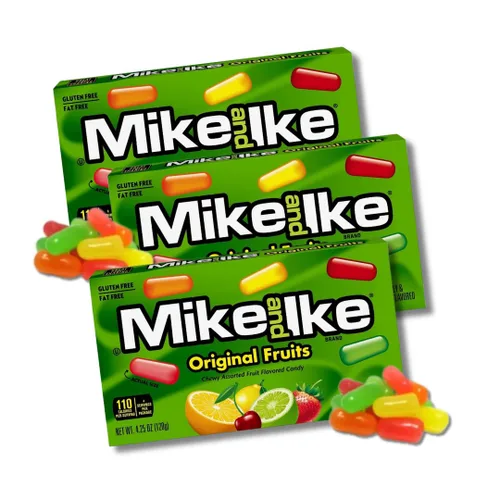 Vista 8 de Mike & Ike – Paquete de 3 – Berry Blast – Caramelos masticables con sabor a bayas surtidos – Cajas de cine de 4.25 onzas