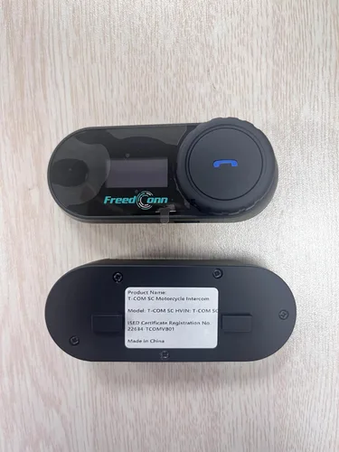 Vista 8 de FreedConn - Sistema de comunicación para casco de motocicleta, intercomunicador Bluetooth TCOM-SC, 2 unidades, kit de comunicación de 2 vías 2,624.7