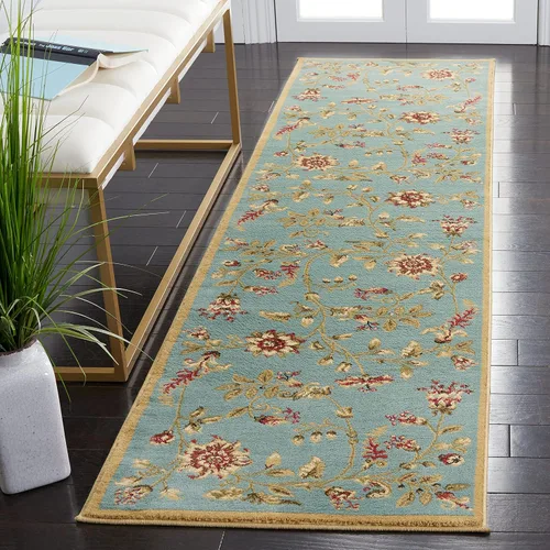 Vista 30 de SAFAVIEH - Alfombra de acento de la colección Lyndhurst, 3'3" x 5'3", color negro y multi, diseño floral tradicional, no desprende pelusa y de fácil