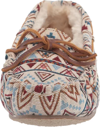 Vista 2 de Minnetonka - Pantuflas Cally de pelo sintético para mujer