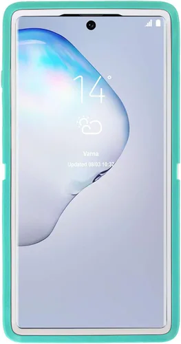 Vista 3 de AICase Funda para Galaxy Note 10, protección contra caídas de cuerpo completo, resistente, con protector de pantalla, a prueba de golpes, caídas