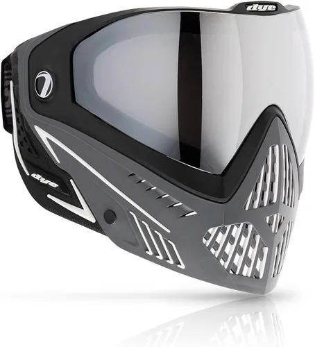 Vista 6 de Dye i5 Gafas de paintball – Lente térmica antivaho – Correa GSR Pro, orejas formadas por compresión – Protección facial profesional