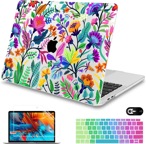Vista 16 de Mektron para MacBook Air 13 Funda A1466/A1369 (Versión 2010-2017), Cubierta de carcasa rígida de plástico con fijación a presión para MacBook Air