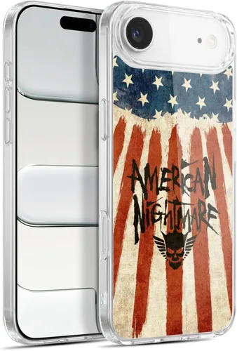 Vista 13 de Head Case Designs Funda de gel suave con licencia oficial de la WWE American Nightmare Flag Cody Rhodes Graphics compatible con Apple iPhone 7