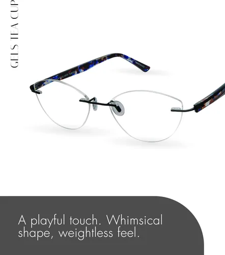 Vista 7 de Scojo New York Gels Cupcake Reading Glasses For Men & Women Lightweight Readers, Spring Hinges, Scratch Resistant Lens, Handmade, Stylish, Sturdy