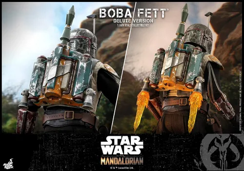 Vista 14 de Hot Toys 1:6 Boba Fett DX - El mandaloriano
