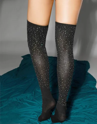 Vista 3 de Calcetines largos casuales para mujer por encima de la rodilla