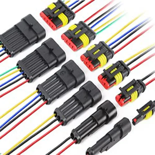 Vista 8 de 798Pcs 50 Kits de terminales de conectores eléctricos impermeables para automóviles 1/2/3/4/5/6 Pin macho y hembra, kit de conectores de cable
