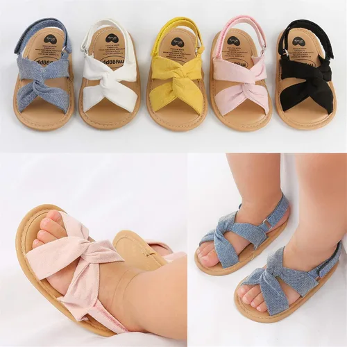Vista 4 de RVROVIC Sandalias para bebés niños y niñas, zapatos de verano de primera calidad para exteriores, ligeras, suaves, antideslizantes, suela para niños