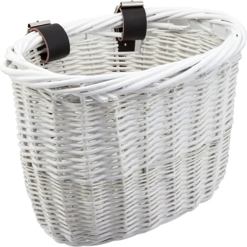 Vista 7 de Sunlite Cesta con correa de Willow Bushel Azul