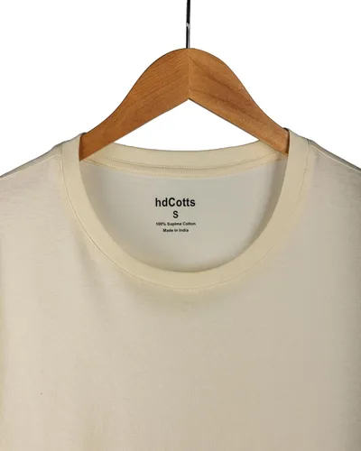 Vista 3 de Camiseta para hombre, sin encogimiento, suave, ajustada, de primera calidad, 100% algodón Supima