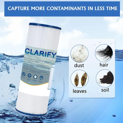 Vista 5 de CLARIFY Filtro de repuesto para piscina compatible con PA120, C1200, CX1200RE, Filbur FC-1293, Ultra-B2, Waterway Clearwater II, Pro Clean 125