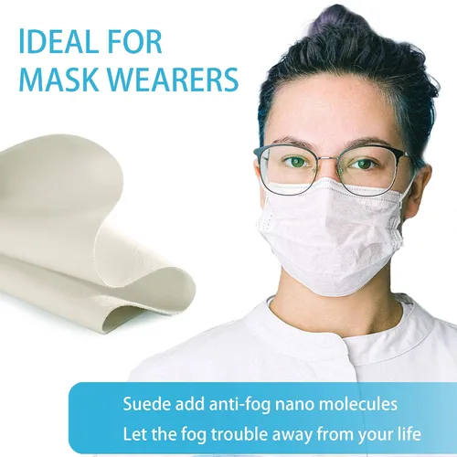 Vista 5 de Toallitas para limpiar las gafas con efecto antivaho, para pantallas, toallitas para limpiar las gafas, para todas las pantallas de dispositivos