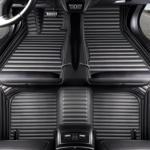 Vista 26 de Alfombrillas personalizadas Yaruicar para 99.99% de sedanes, SUV, autos deportivos, para hombres y mujeres, protección completa, almohadillas Negro
