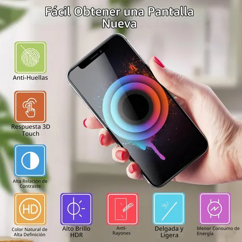 Vista 6 de [OLED] Reemplazo de pantalla para iPhone X 10 con altavoz frontal