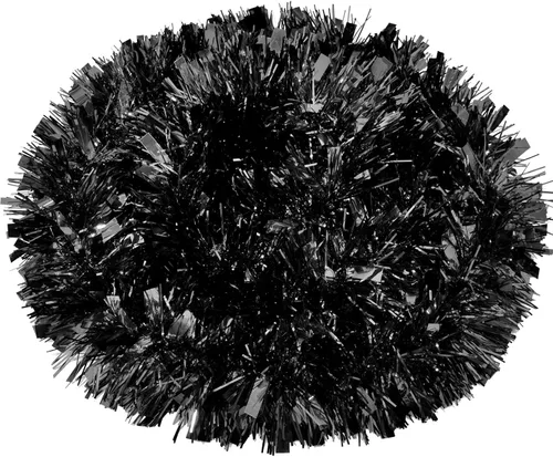 Vista 3 de WILLBOND - Guirnalda de oropel de Navidad de 26,2 pies, guirnalda de oropel metálico con purpurina, guirnalda colgante para árbol de Navidad