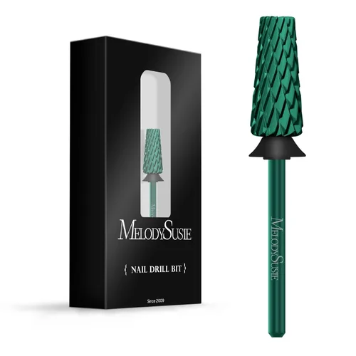 Vista 23 de MelodySusie Super Cut Edition Brocas para Uñas 5 en 1, Brocas Multifunción de Carburo de Tungsteno de 3/32'', Adecuadas para Manicura Pedicura