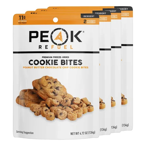 Vista 17 de Peak Refuel Fudge Brownie Bites, refrigerio liofilizado para camping, 1