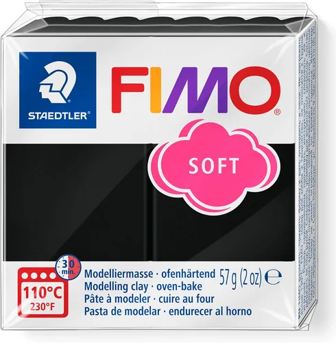 Vista 21 de Staedtler FIMO Effects Arcilla Polimérica - Arcilla para Hornear en Horno para Joyería, Escultura, Azul Translúcido 8020-374