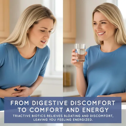Vista 4 de Essential Source TriActive Biotics Cuidado intestinal digestivo diario, 30 cápsulas Probiotics For Women And Men, 6 Billion CFU Prebiotic Blend