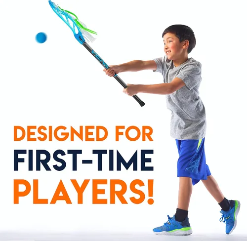 Vista 10 de Franklin Sports Juego Mini de Palo de Lacrosse + Bola para Niños - Palo de Lacrosse Plástico Venom para Principiantes - Juego Perfecto para Niños +