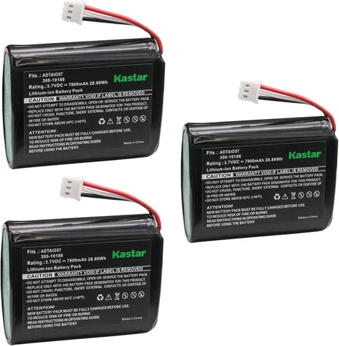 Vista 6 de Kastar Paquete de 1 batería de repuesto para batería de iones de litio ADT 300-10186, panel de seguridad inteligente ADT Command ADT5AIO-1 ADT5AIO-2