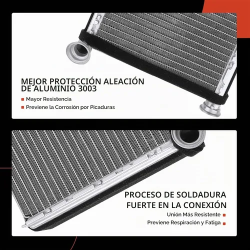 Vista 7 de A-Premium Núcleo de Calentador HVAC Delantero Compatible con Volkswagen Jetta 2011 2012 2013 2014 2015 2016 2017 2018, Reemplazo# 5C0819031