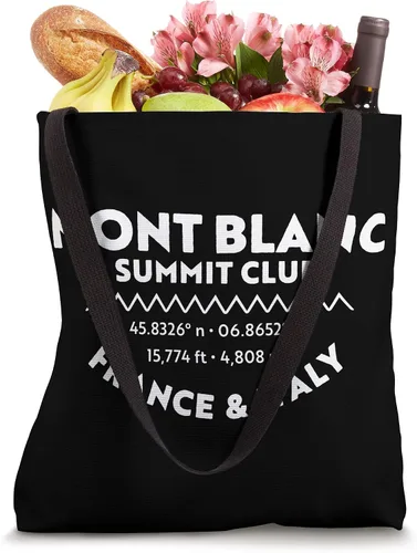 Vista 4 de Summit Club Lat Long Elevation - Mont Blanc Bolso de mano