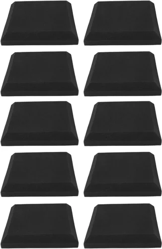Vista 7 de 10pcs Sound Proof Foam Panels Flame Retardant Soft Grey Absorbing Acoustic Foam