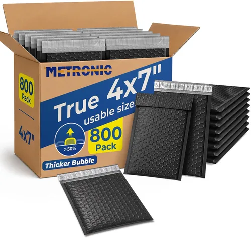 Vista 16 de Metronic Sobres de burbujas de 6 x 10 pulgadas, paquete de 100 sobres Azul