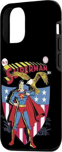 Vista 2 de Funda para iPhone 14 DC Comics Superman American Hero Vintage Comic Book