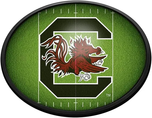 Vista 10 de The Fan-Brand NCAA Alabama Crimson Tide: Letrero de pared ovalado con luz – Decoración de fútbol, baloncesto, béisbol y deportes universitarios